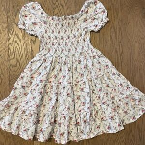 Polo Ralph Lauren Floral White and Red Kids Dress 3T